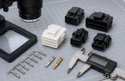 如何通过实物照片辅助确认连接器料号？
